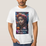 Custom, Add Photo and Text T-Shirt<br><div class="desc">Angelina custom,  add your own photo and text,  t-shirt</div>