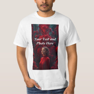 Custom, Add Photo and Text T-Shirt