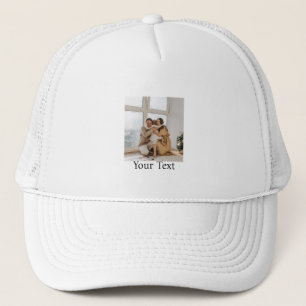 Custom, Add Photo and Text Trucker Hat