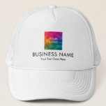 Custom Add Upload Business Company Logo Trucker Hat<br><div class="desc">Custom Add Upload Business Company Logo Personalised Template Trucker Hat.</div>