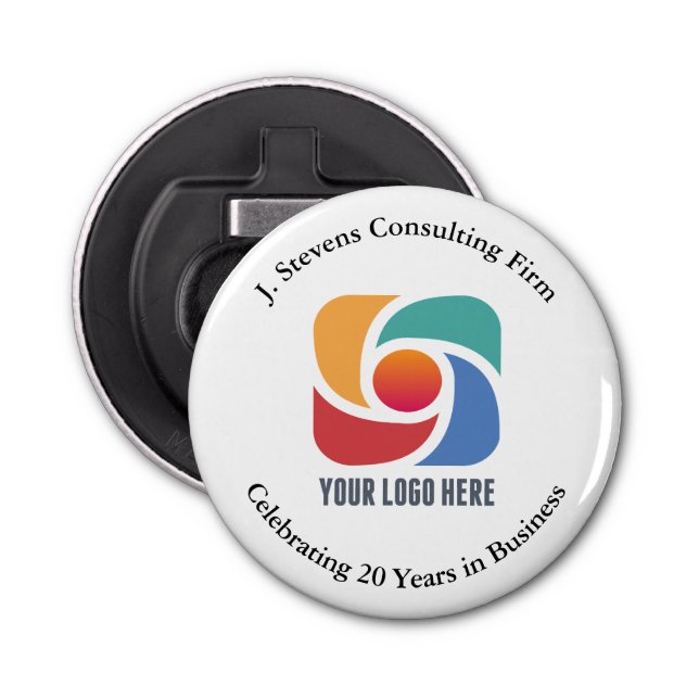 Custom Add Your Business Logo Company Marketing Bottle Opener (Front)