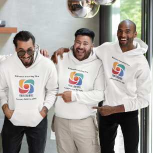 Custom Add Your Business Logo Company Marketing Hoodie