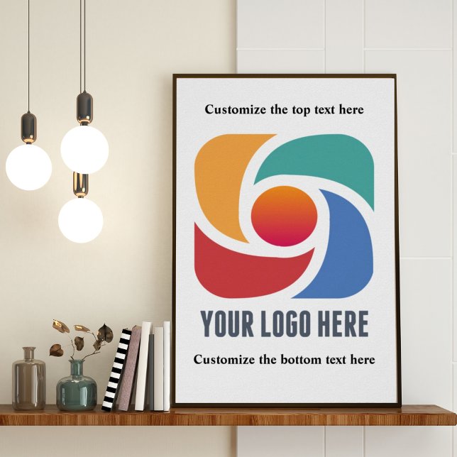 Custom Add Your Business Logo Company Marketing Poster (Creator Uploaded)