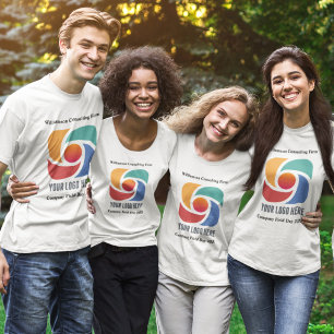 Custom Add Your Business Logo Company Marketing T-Shirt