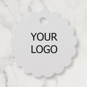 custom add your logo personalised company name  gi favour tags