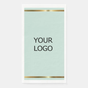 custom add your logo personalised company name pap napkin