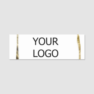 custom add your logo personalised company name pap tag