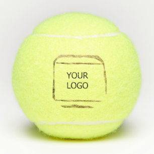 custom add your logo personalised company name pap tennis balls