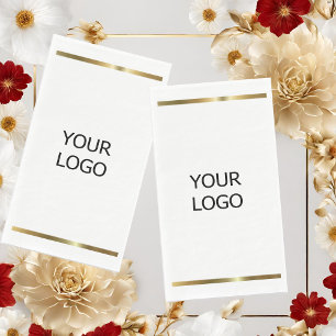 custom add your logo personalized company name pap napkin