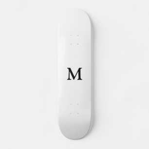 custom add your monogram personalised skateboard