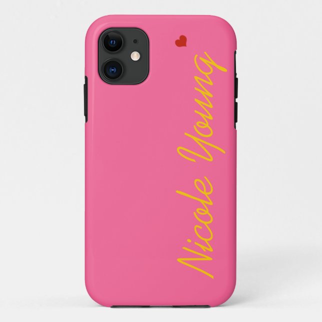 custom add your name Case-Mate iPhone case (Back)