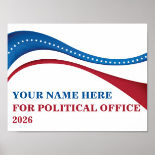 Custom Add Your Own Candidate for President 2024 Poster