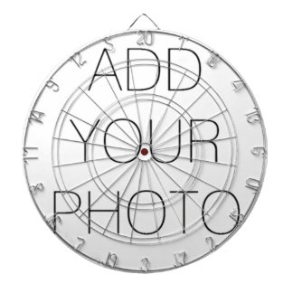 Custom Add Your Own Photo or Text Dartboard