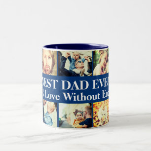 Custom add your photo and text  Two-Tone coffee mug