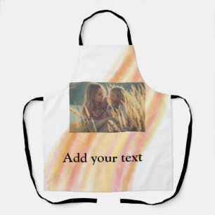 custom add your photo christmas personalised water apron