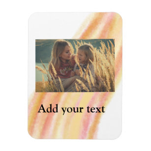 custom add your photo christmas personalised water magnet