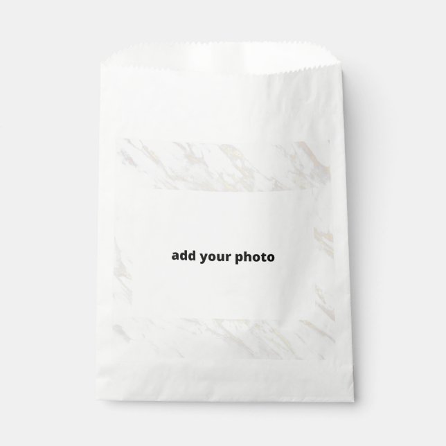 custom add your photo company favour bag (Front)
