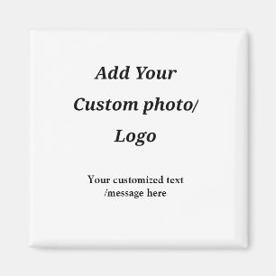 custom add your photo logo your text custom modern magnet