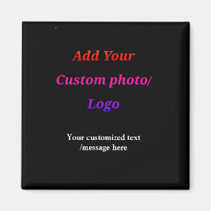 custom add your photo logo your text custom modern magnet