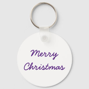 custom add your photo text merry christmas holiday key ring