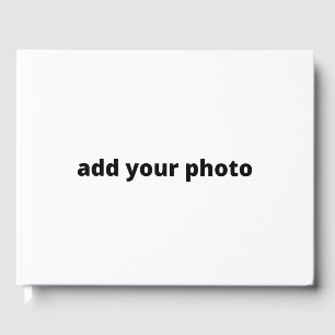 custom add your photo your text custom   guest boo book