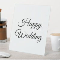 custom add your text happy wedding