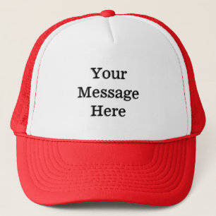 Custom Add Your Text Here Message Trucker Hat