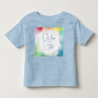 Custom Add Your Text Light Blue Colour Template