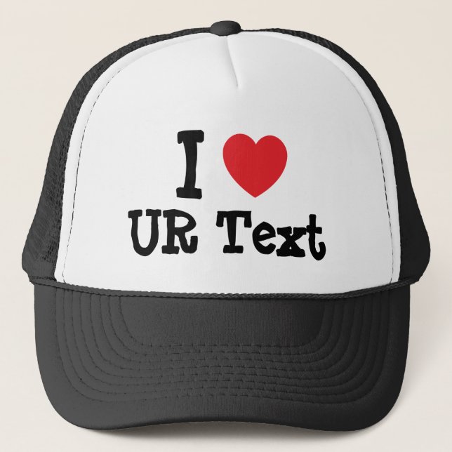 custom add your text shirt design trucker hat (Front)