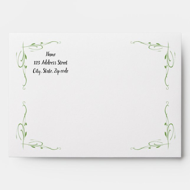 Custom Address Envelope (Front)