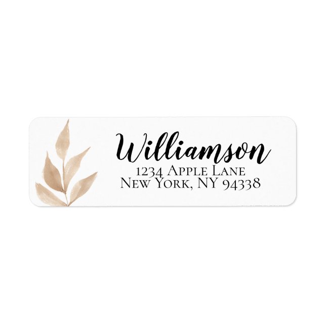 Custom Address Labels Wedding (Front)