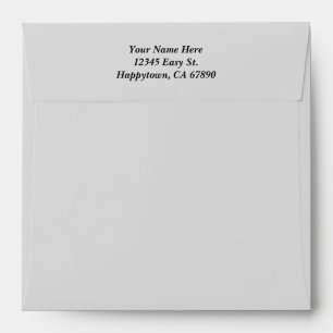 Custom Address White Polka Dots Big and Small Envelopes