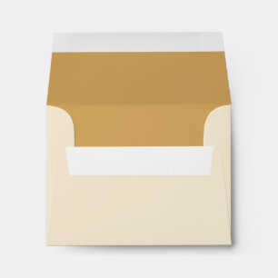 Custom Addressed Beige Invitations Envelope