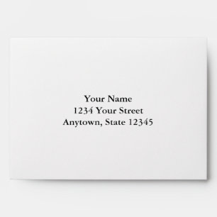 Custom Addressed Envelope with Yellow Interior