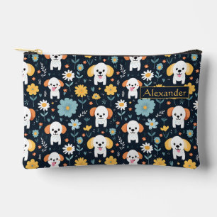 Custom Adorable Puppy Pencil Case Accessory Pouch