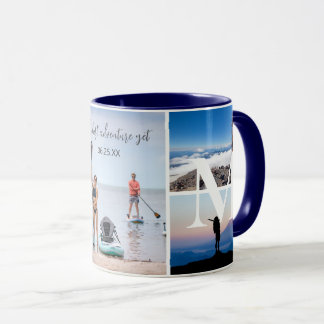 Custom Adventure Photo Collage Coffee Mug