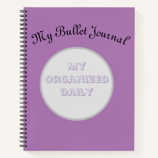Custom Aesthetic Bullet Journal - Spiral Notebook