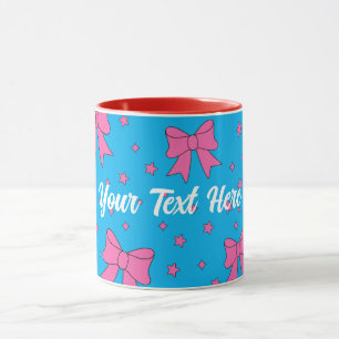Custom Aesthetic pink bows  Mug