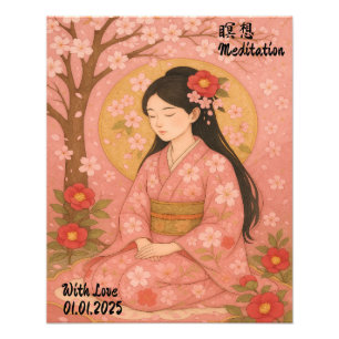 Custom Aesthetic Zen Meditation Mindful Art  Photo Print