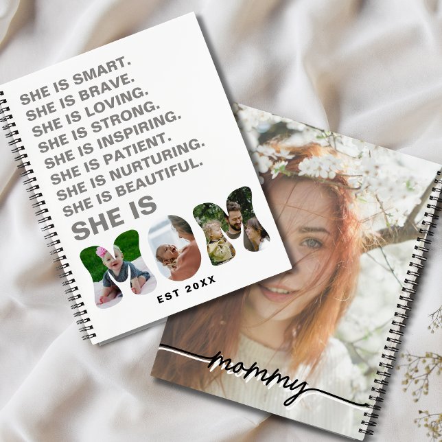 Custom Affirmation Journal New Mum photo Gift (Creator Uploaded)