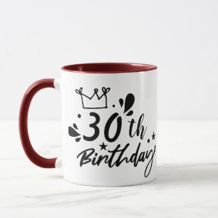 Custom Age Birthday Mug - Personalised Coffee Cup