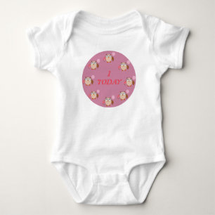 Custom Age Birthday Owl Baby Clothing Bodysuit