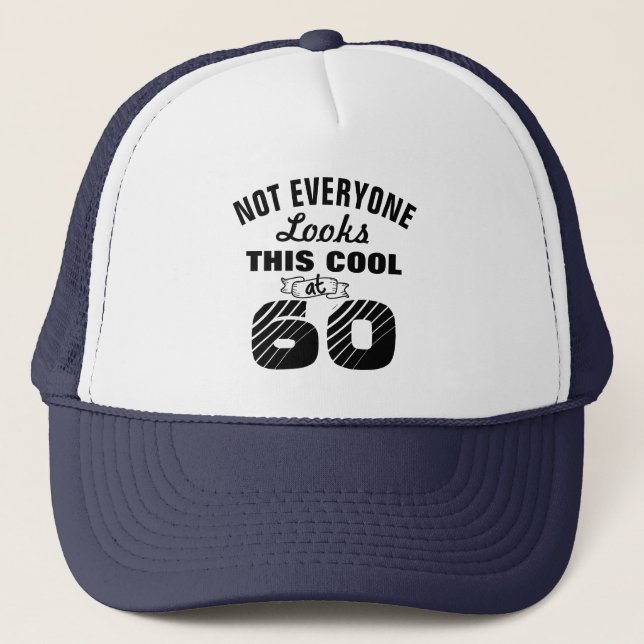 Custom Age Trucker Hat - Personalised Birthday Cap (Front)