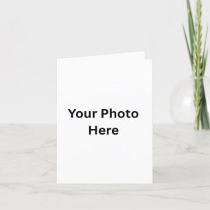 Custom AI Photo Greeting Card   Personalised Messa