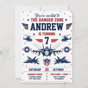 Custom Air force Birthday Invitation