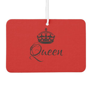 Custom Air Freshener - Queen Crown Red Heart
