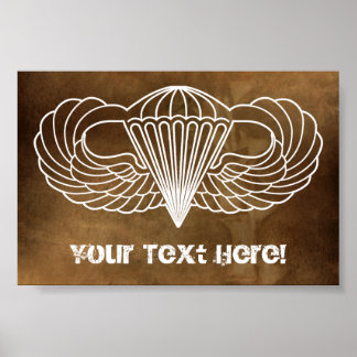 Custom Airborne Poster