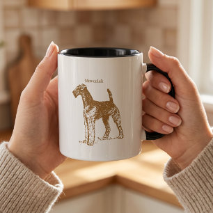 Custom Airedale Dog Breed Mug
