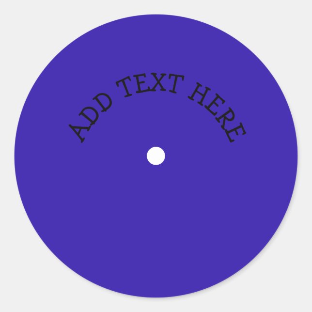  Custom Album   Classic Round Sticker (Front)