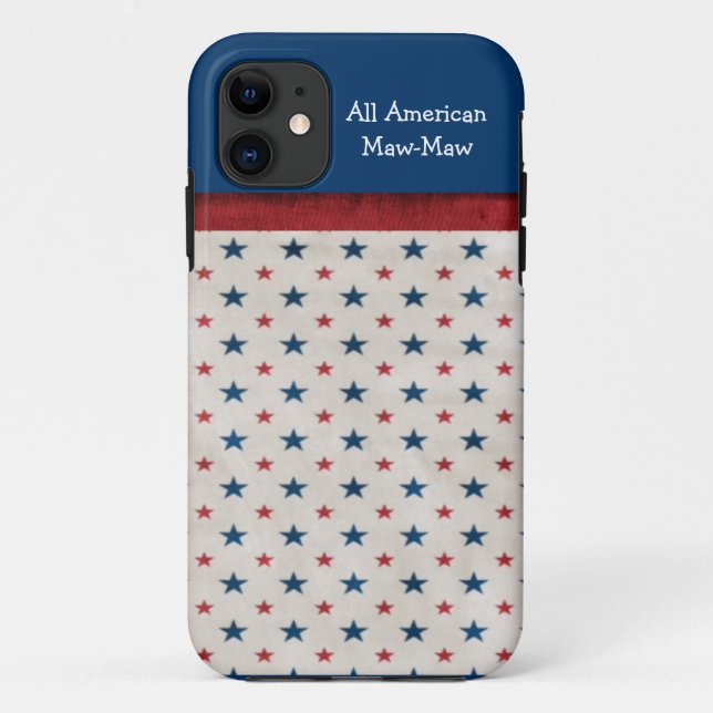 Custom All-American iPhone Case (Back)